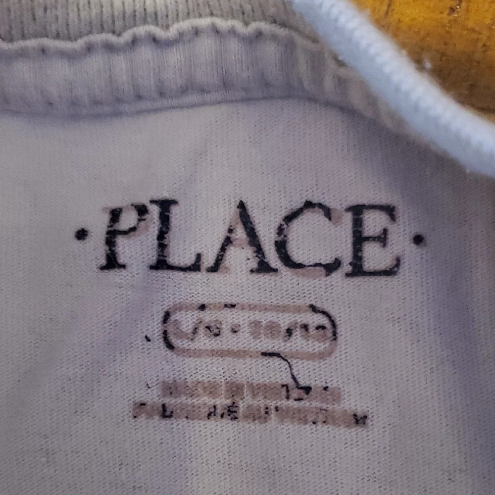Place White Tee with Green Skull Astronaut Design
